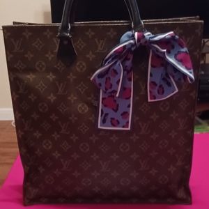 LOUIS VUITTON SAC PLAT MONOGRAM MI863= MARCH 1986